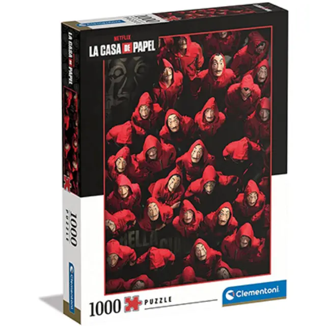 Clementoni LA CASA DE PAPEL - The Money Heist - Puzzle 1000P 69 x 50 cm (39654)