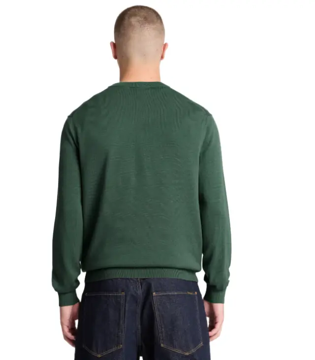 Timberland - Ανδρικό Πλεκτό Πουλόβερ Williams River Cotton Crew Neck TBC0YHAZ-398 Πράσινο 2