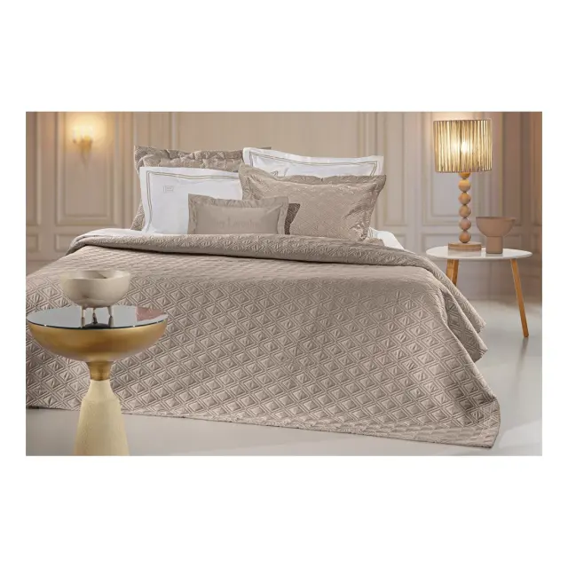 Σετ Κουβερλί King Size 3 Τεμαχίων Guy Laroche Honour Taupe 240x250