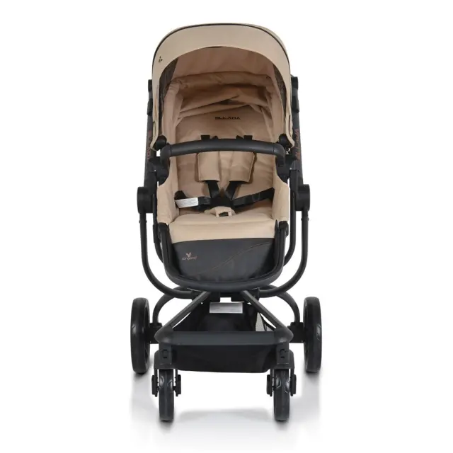 Πολυκαρότσι 3 in 1 Με Πορτ Μπεμπέ Ellada Beige Cangaroo 3800146235611 2