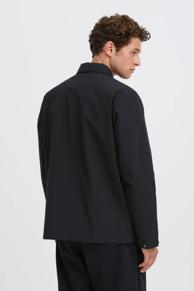 Casual Friday Ανδρικό ALONZO Μεταβατικό Μπουφάν – Dark Navy Blue - XXL 2