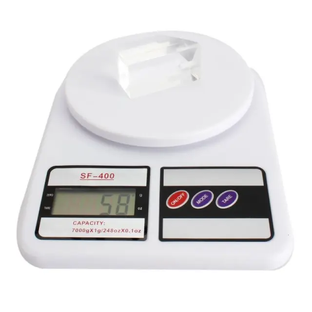 Factory SF-400 Ψηφιακή Ζυγαριά Κουζίνας έως 5kg Λευκή 3