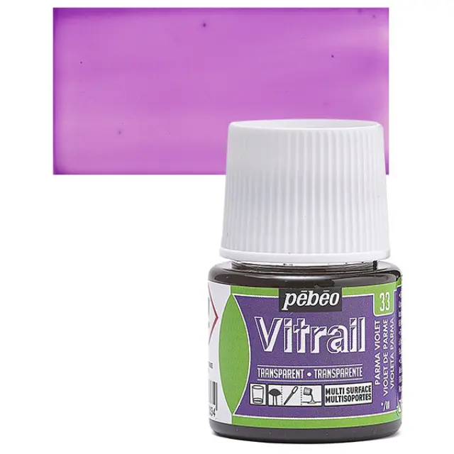 Pebeo Vitrail Διάφανο Σμάλτο - 33 Parma- 45ml
