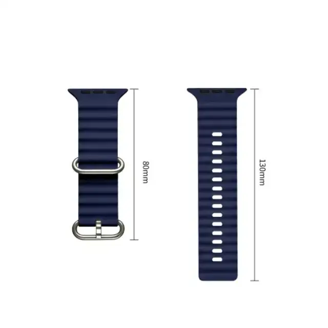Tech-Protect IconBand Pro Strap Apple Watch 4 / 5 / 6 / 7 / 8 / 9 / SE / Ultra 1 / 2 42/44/45/49mm Navy Blue 3