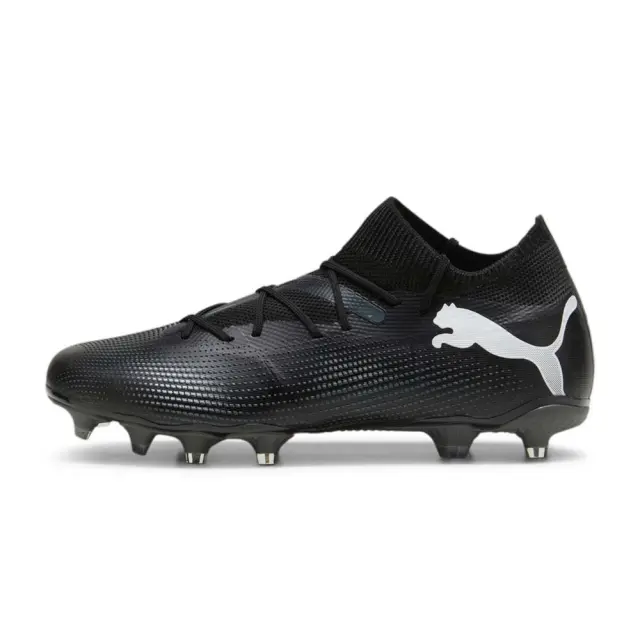 Puma Men's Future 7 Match FG/MG Μαύρο - Άσπρο 107715-02 (Puma)