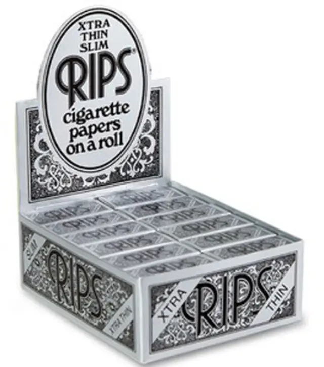 RIPS Black Rolls Ρολό Μαύρο Xtra Thin Slim - 5 Μέτρα 2