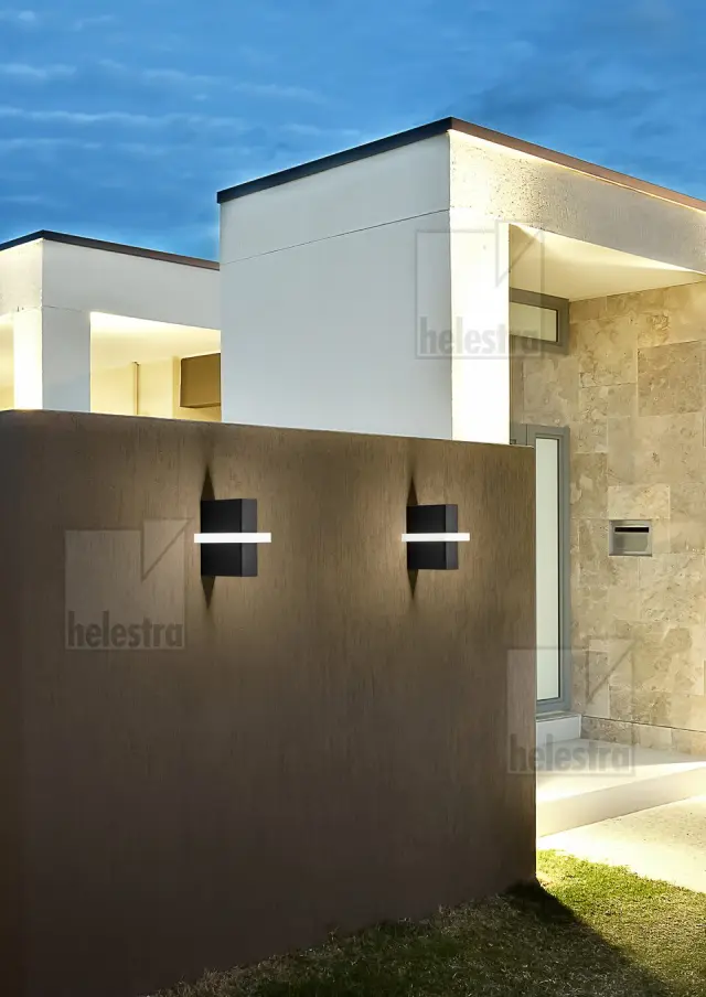Τοίχος Φωτιστικό OKI Helestra A18803.93 Γκρι | IP54 LED Εξωτερικός Φωτισμός Γραφίτης 2