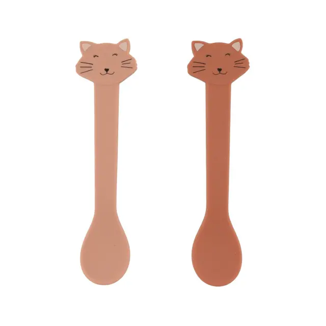 Σετ Κουτάλια 2τμχ από Σιλικόνη Mrs. Cat-Trixie