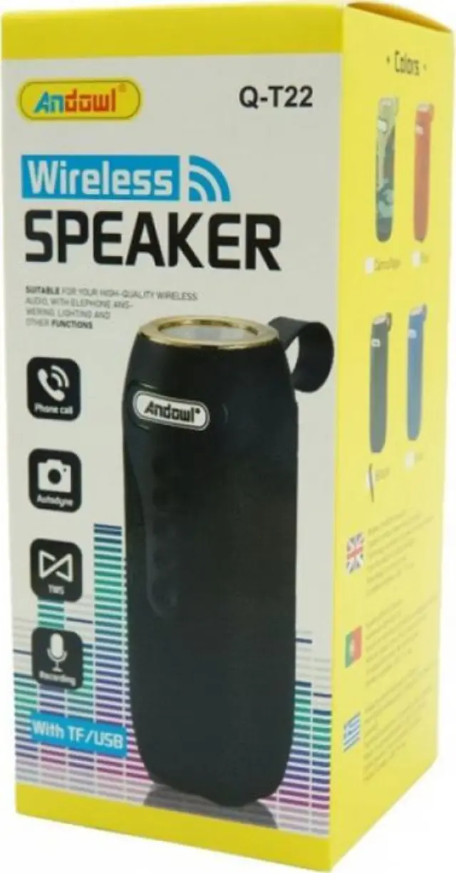 Andowl Q-T22 Ηχείο Bluetooth 10W Μαύρο