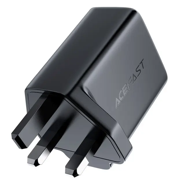 Φορτιστής Ταξιδίου Acefast A8 Fast Charging USB-C PD32W USB-A Μαύρος με UK Plug 3