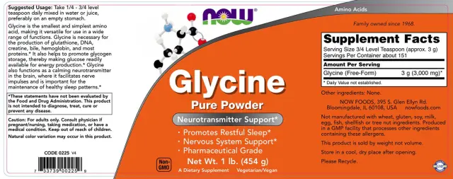 Now Foods Glycine Pure 2