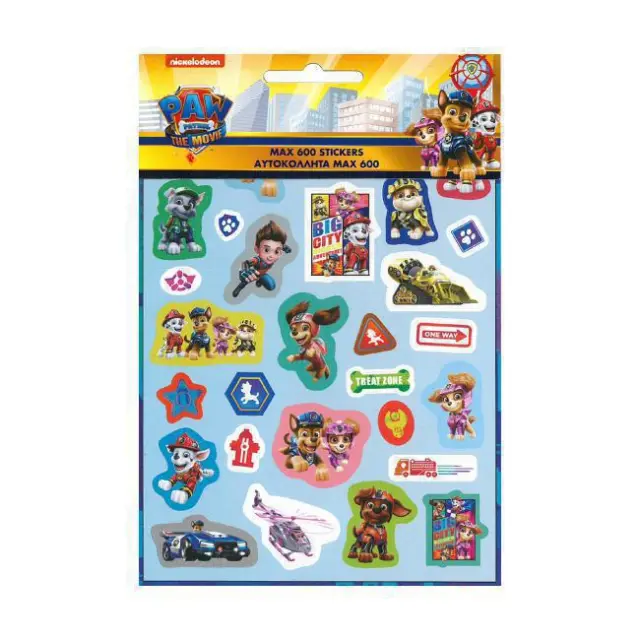 Gim Aυτοκόλλητα Max 600 τεμ. Paw Patrol (774-00679)