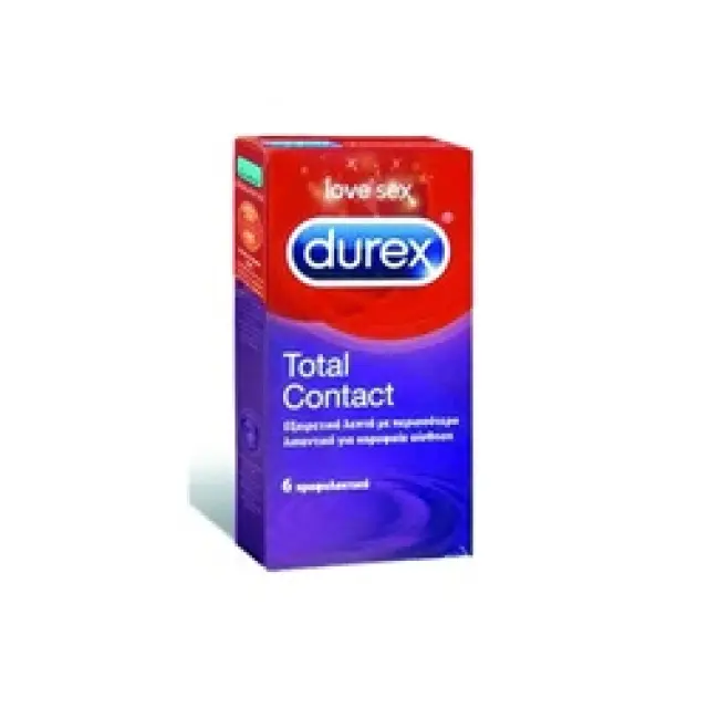 Durex Προφυλακτικά Πολύ Λεπτά Total Contact 6 τεμάχια 2