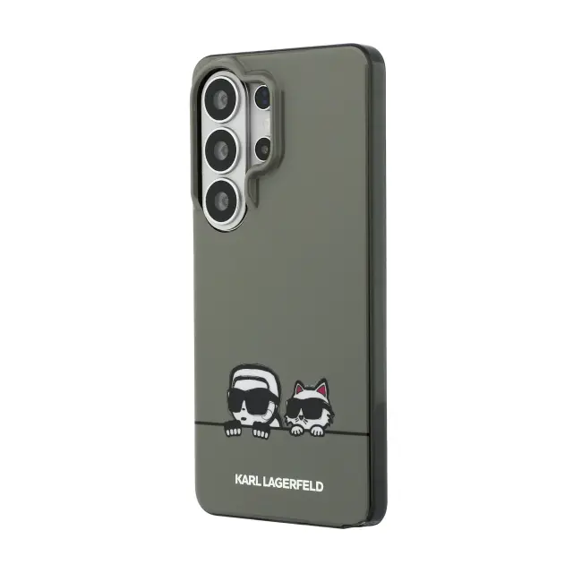 Karl Lagerfeld IML K&CH Peekaboo Logo Magnetic Case for Samsung Galaxy S26 Ultra Black 2