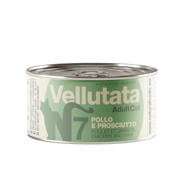 Natural Code Vellutata 7 με Κοτόπουλο & Προσούτο 85gr Μονόχρωμο