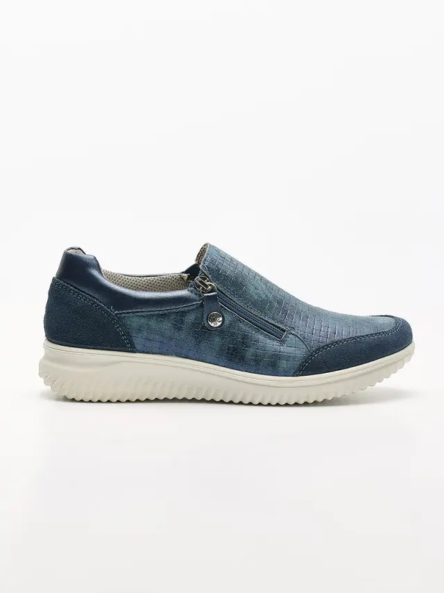 Imac Sneakers Γυναικείο δέρμα/δέρμα Nubuck Μπλέ IMA/556020 BLU 3