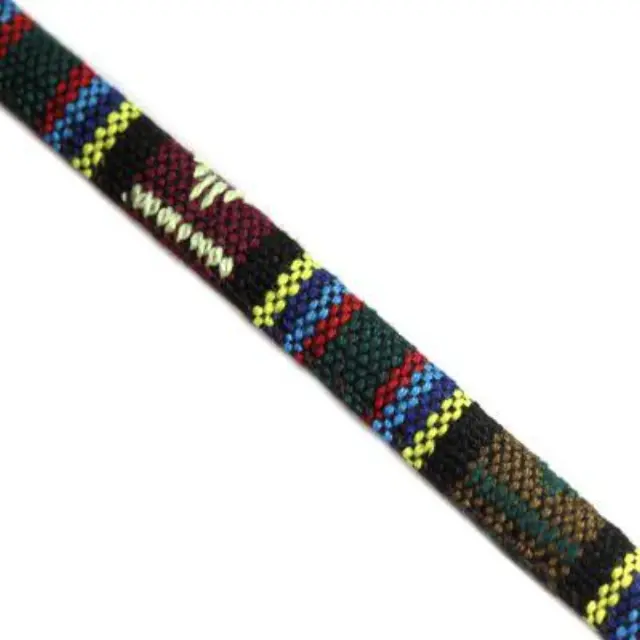 Fabric Cord Ø7mm - Brown and Yellow ~2.8m