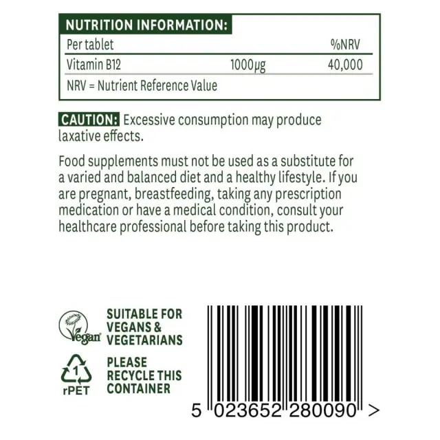 Natures Aid Vitamin B12 3