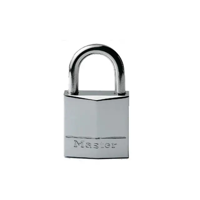 Master Lock 640EURD - Λουκέτο μπρούτζινο επινικελωμένο με λαιμό Inox 40mm