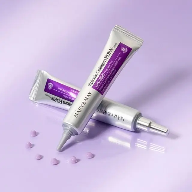 Mary&May Spicule Collagen PDRN Cream Αντιγηραντική Κρέμα Προσώπου με PDRN, Κολλαγόνο & Spicules 15g 3