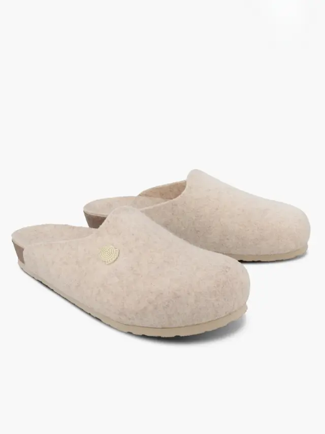 Genuins Παντόφλες Γυναικείο τσόχα Μπεζ GEN/HELSINKI BEIGE 3