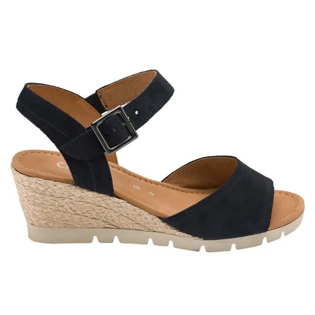 Gabor Πέδιλα Γυναικείο δέρμα suede Μπλέ GAB/62042 46-OCEAN