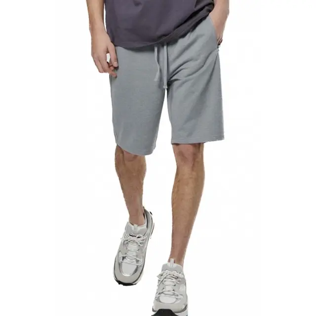 Body Action Men's Essentials French Terry Shorts Γκρι 033516-03 (Body Action)