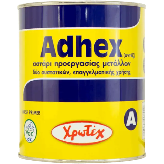 ΑΣΤΑΡΙ ΠΡΟΕΡΓΑΣΙΑΣ ΜΕΤΑΛΛΩΝ ADHEX A 0.60 LT