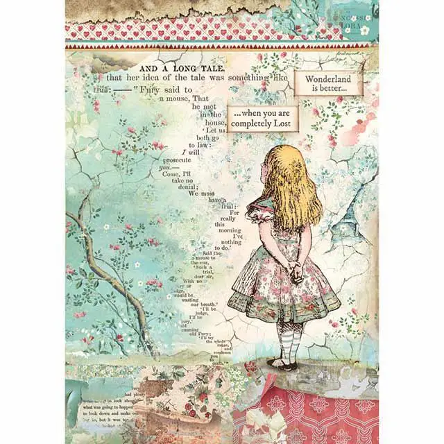 Stamperia Ριζόχαρτο για Decoupage - Αλίκη - A4