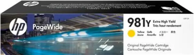 HP 981Υ Γνήσιο Μελάνι Εκτυπωτή InkJet Κίτρινο (L0R15A)