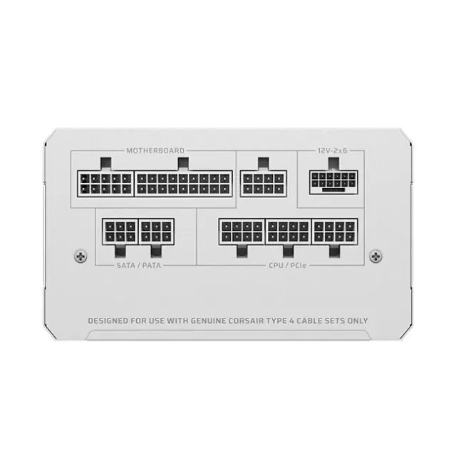 Corsair PSU RM1000e 2025 RMe Series 1000W Fully-Modular 80+ Gold White (CP-9020294-EU) 2