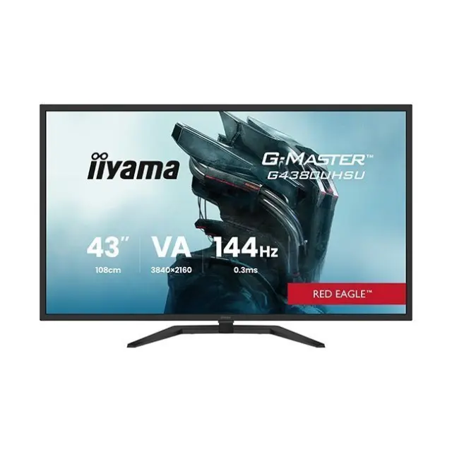 iiyama Monitor 43" G-Master G4380UHSU-B2 Red Eagle VA 4K (G4380UHSU-B2)