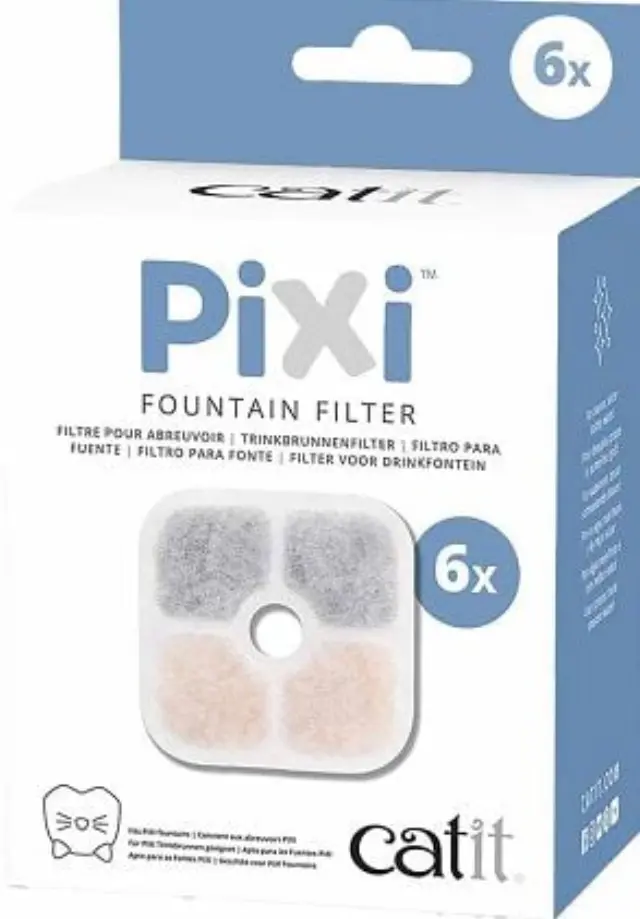 CATIT - Coal Filter For Pixi 25L 6pcs - 7850487 - Pet Supplies