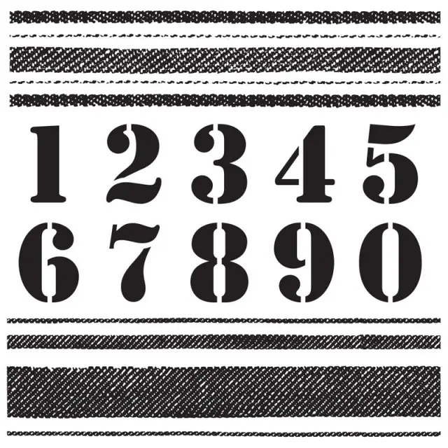 Σφραγίδα Re-design, Stripes, 30,5x30,5cm
