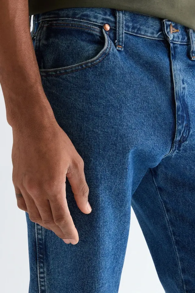 Wrangler Ανδρικό 13MWZ COWBOY CUT Τζιν Παντελόνι 112358496 – Stonewashed Blue - 31W 32L 3