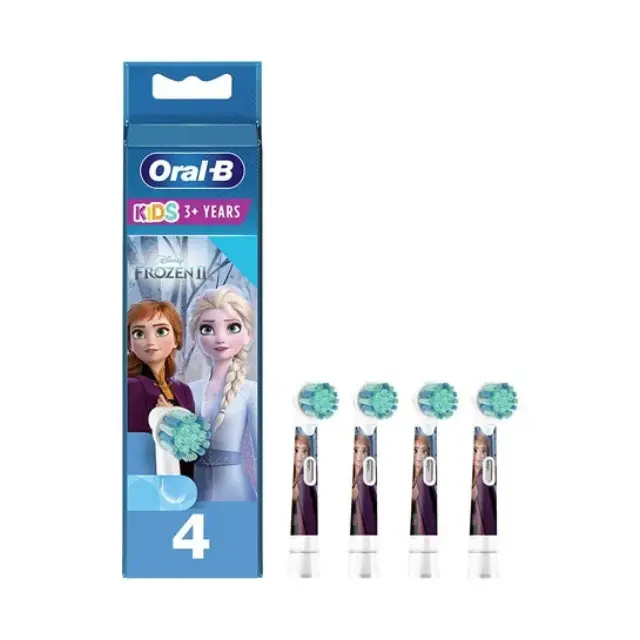 Oral-B Ανταλλακτικό για Ηλεκτρική Οδοντόβουρτσα Kids Stages Power Frozen για 3+ χρονών 4τμχ