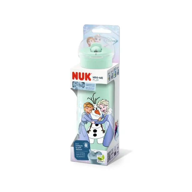 Nuk Disney Frozen Mini-Me Flip Παγούρι με στόμιο 2 σε 1 από 12 μηνών, 1 τεμάχιο 2