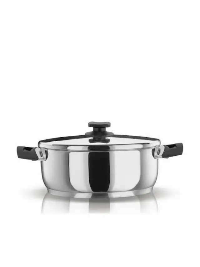 Pyramis Classic Βαθιά Ανοξείδωτη Κατσαρόλα 2.3lt / 18cm 015018201