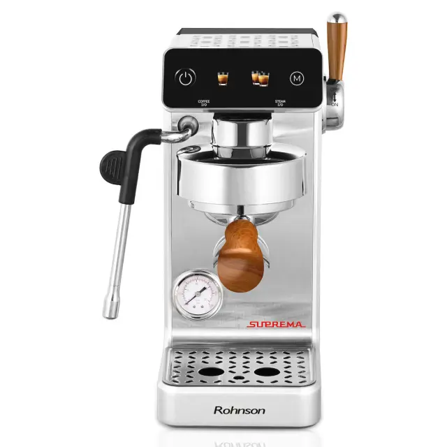 Rohnson R-98300 Suprema Μηχανή Espresso 2700W Ασημί 2