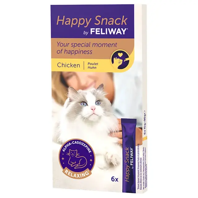 Feliwa- Happy snack by Feliway 6x15g- Pet Supplies