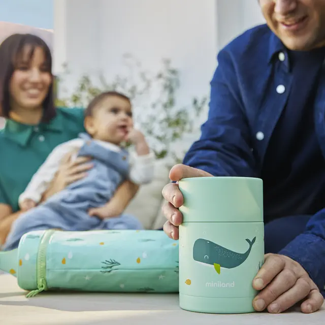 MINILAND FOOD THERMOS 600 ML OCEAN WHALE 2