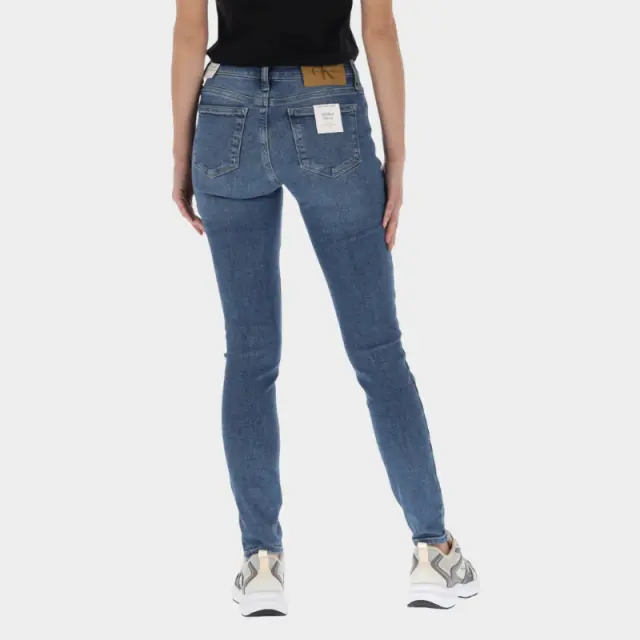 Calvin Klein - Γυναικείο Παντελόνι Mid Rise Skinny Jeans J20J224488-1A4 Μπλε - W29 L32 3