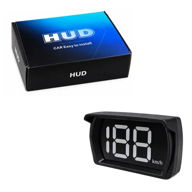 Ψηφιακό Ταχύμετρο Αυτοκινήτου HUD με Οθόνη LED και Σύνδεση USB - Digital Car HUD Speedometer 081257