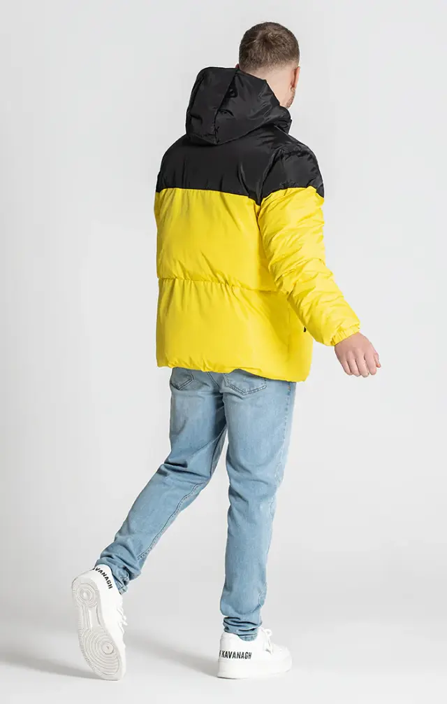 Gianni Kavanagh Ανδρικό SAUCE Puffer Μπουφάν Πολυεστερικό Regular-Fit – Yellow - M 3