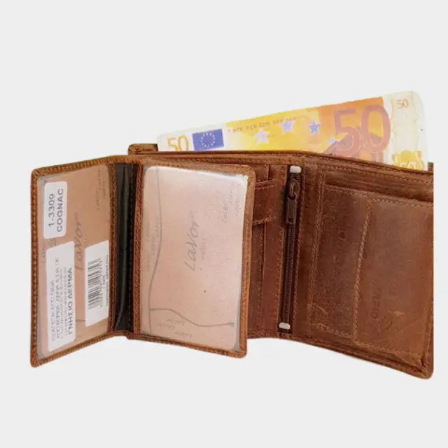 Δερμάτινο Πορτοφόλι Lavor 1-3309 Ταμπά - ONESIZE 2