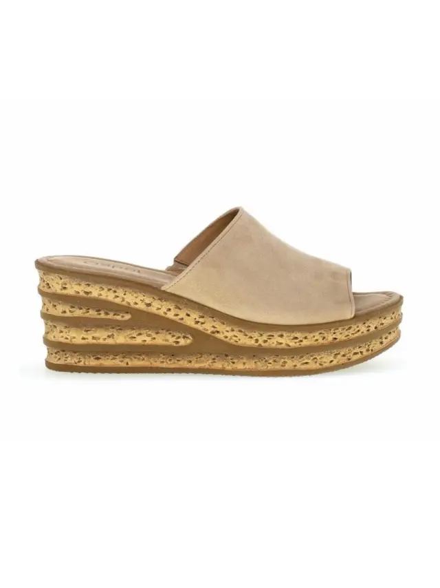 Gabor Πλατφόρμες Γυναικείο δέρμα Nubuck Μπεζ GAB/64650 14-CARAMEL - 40 3