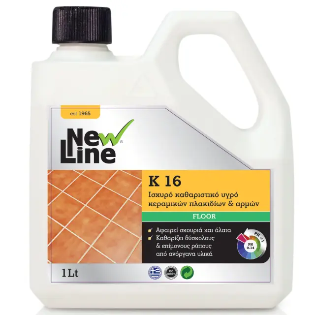 Καθαριστικό Πλακιδίων Και Αρμών NEW LINE K-16 1lt