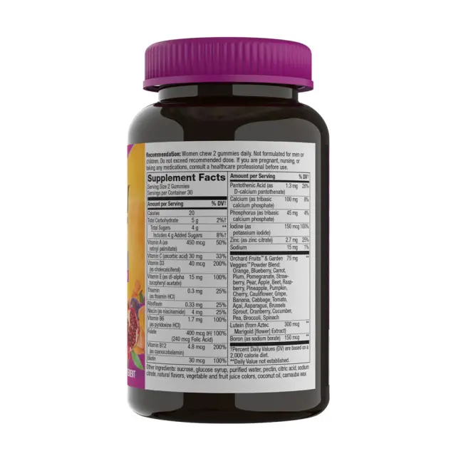 Nature's Way Alive!® Women's 50+ Gummy Multivitamin Mixed Berry, 60 Gummies 2