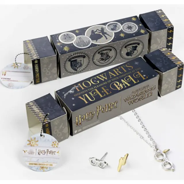 Carat Σετ Δώρου Harry Potter Gift Craker Glasses Necklace + Earings (HPCC0342)