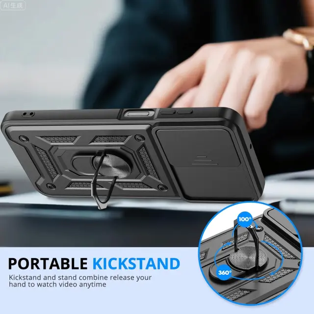 Techsuit® CamShield Series για Galaxy A17/A18- Black 2